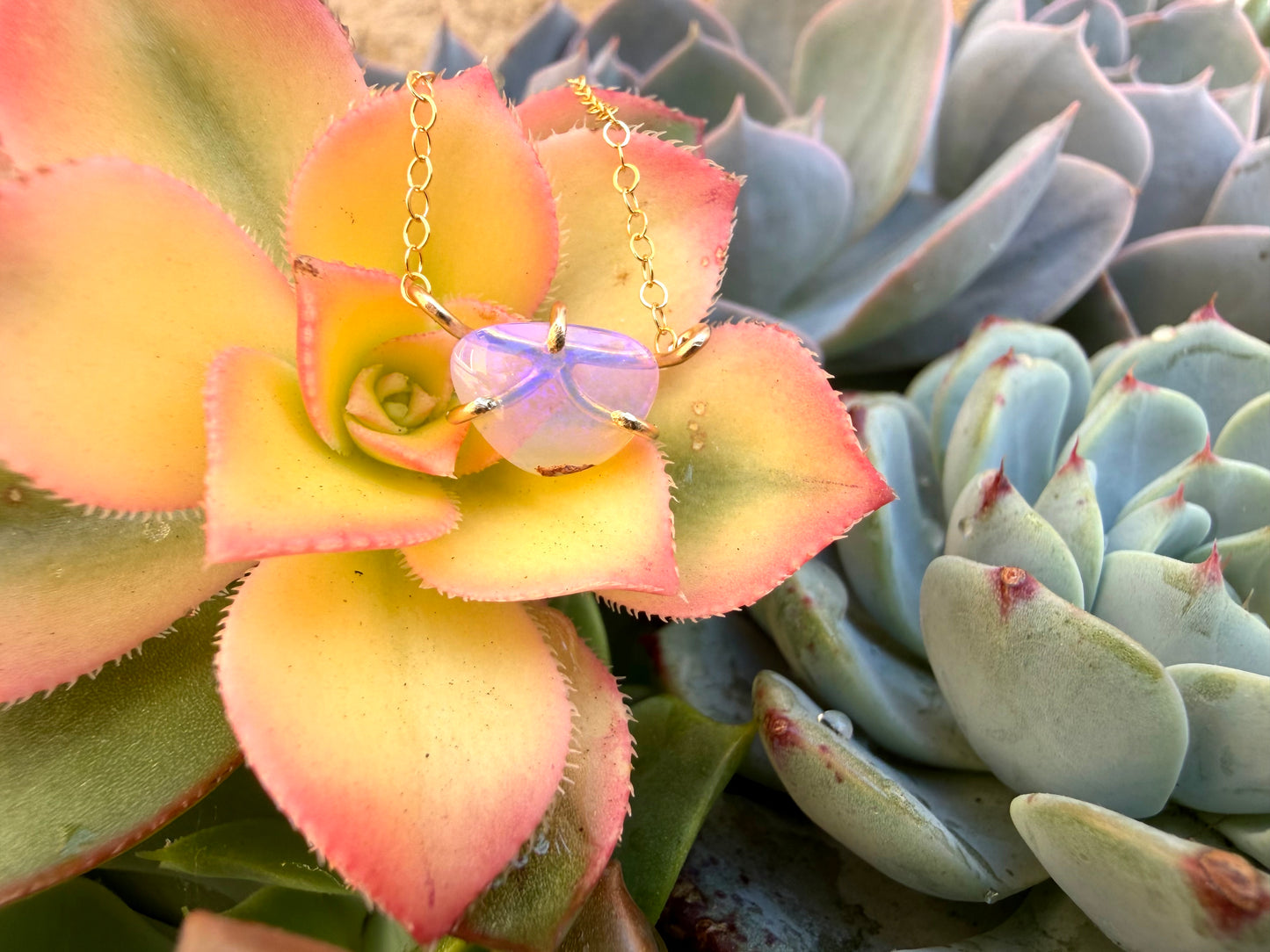 Australian Crystal Opal Necklace