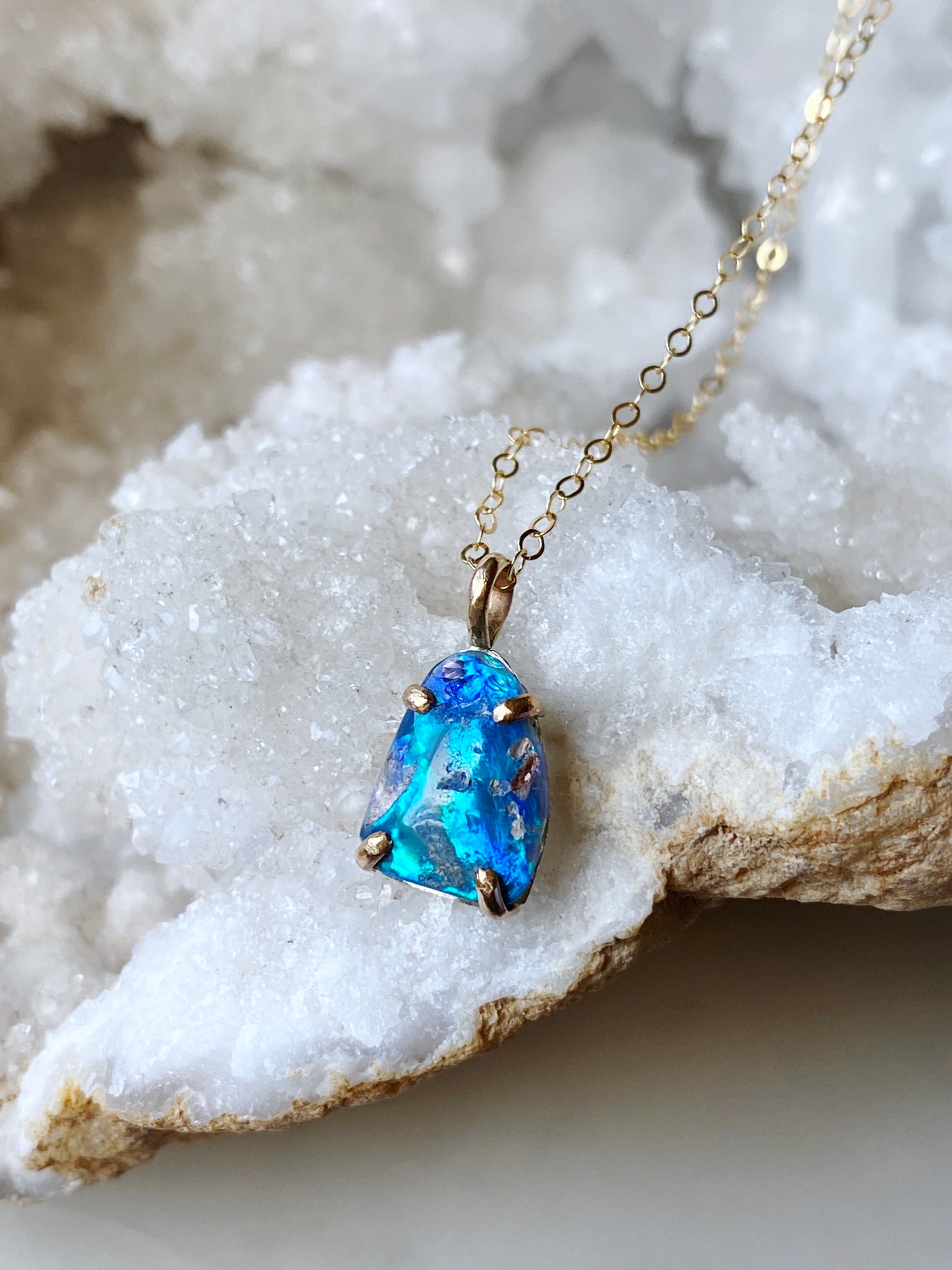Lightning Ridge Opal Necklace