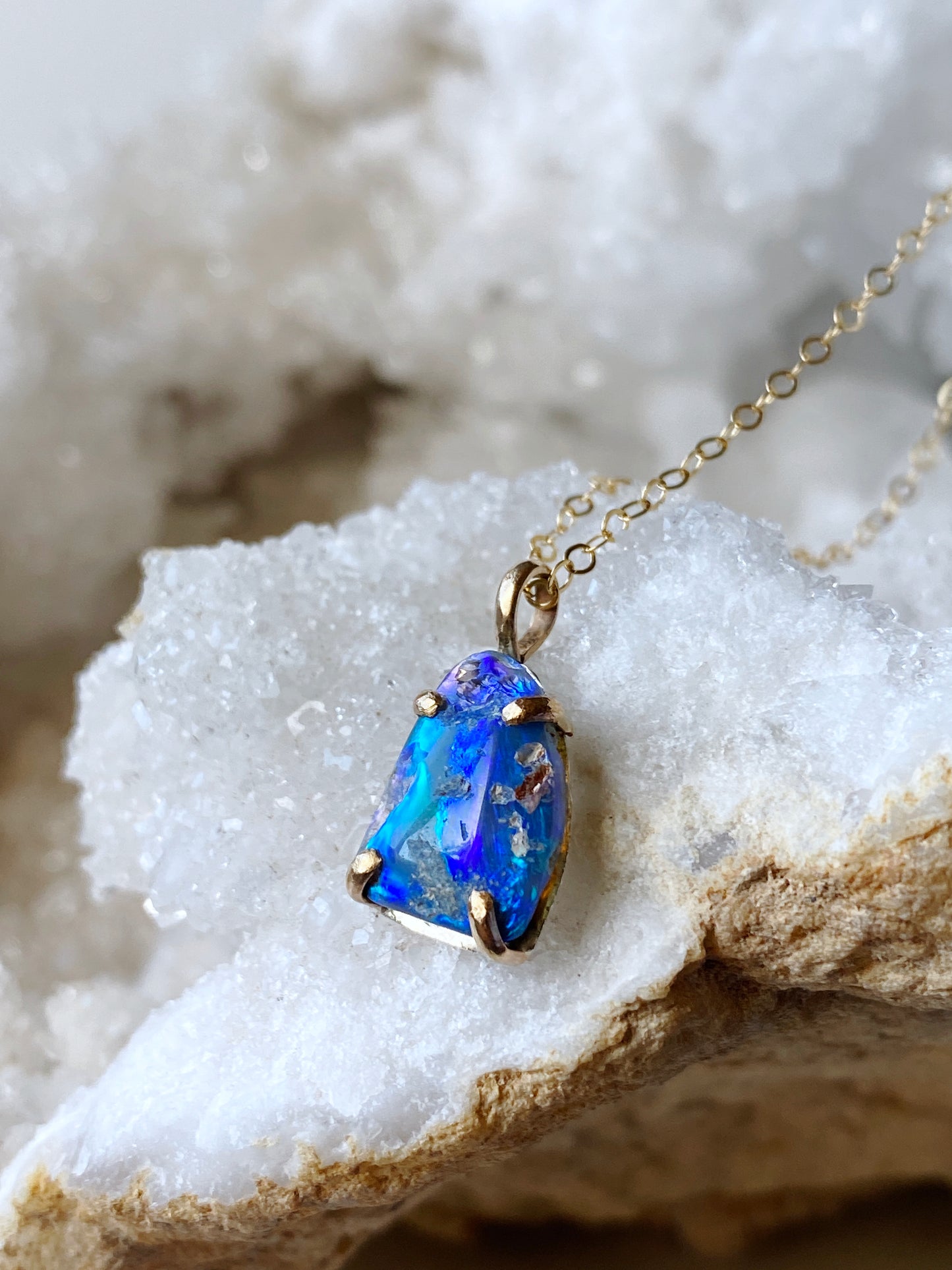 Lightning Ridge Opal Necklace