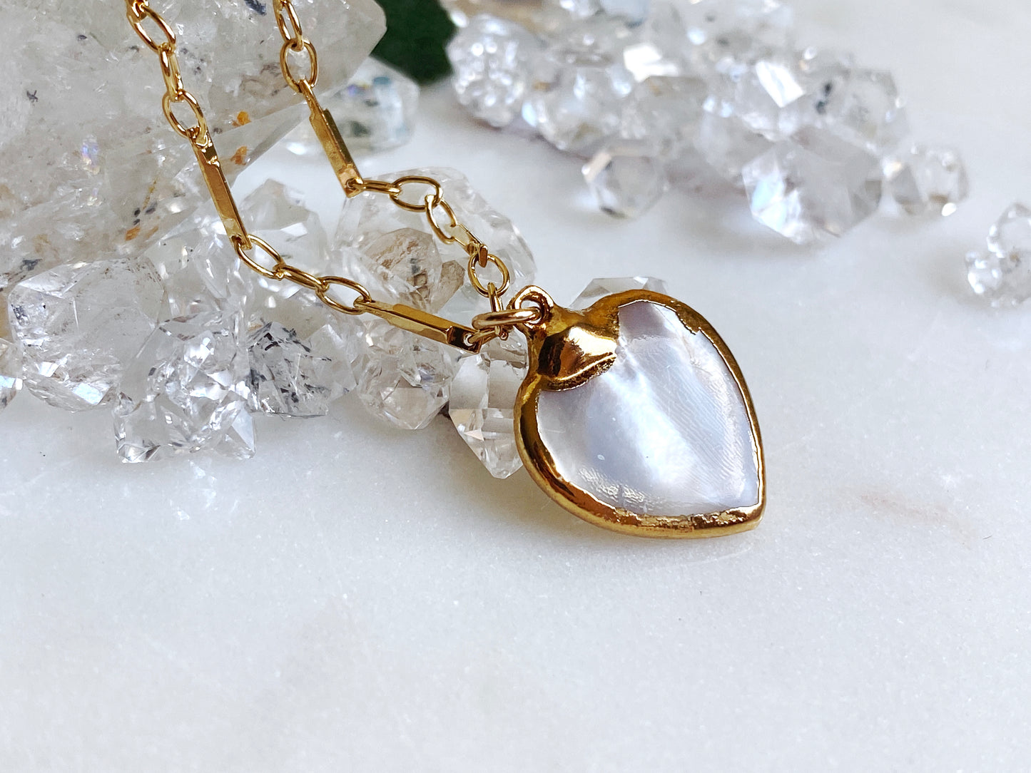 Mother of Pearl Heart - Small