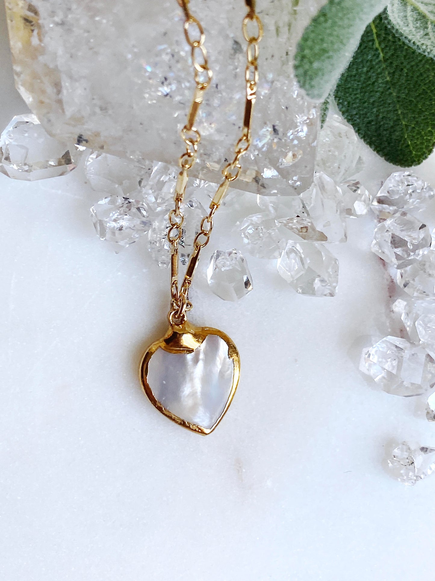 Mother of Pearl Heart - Small