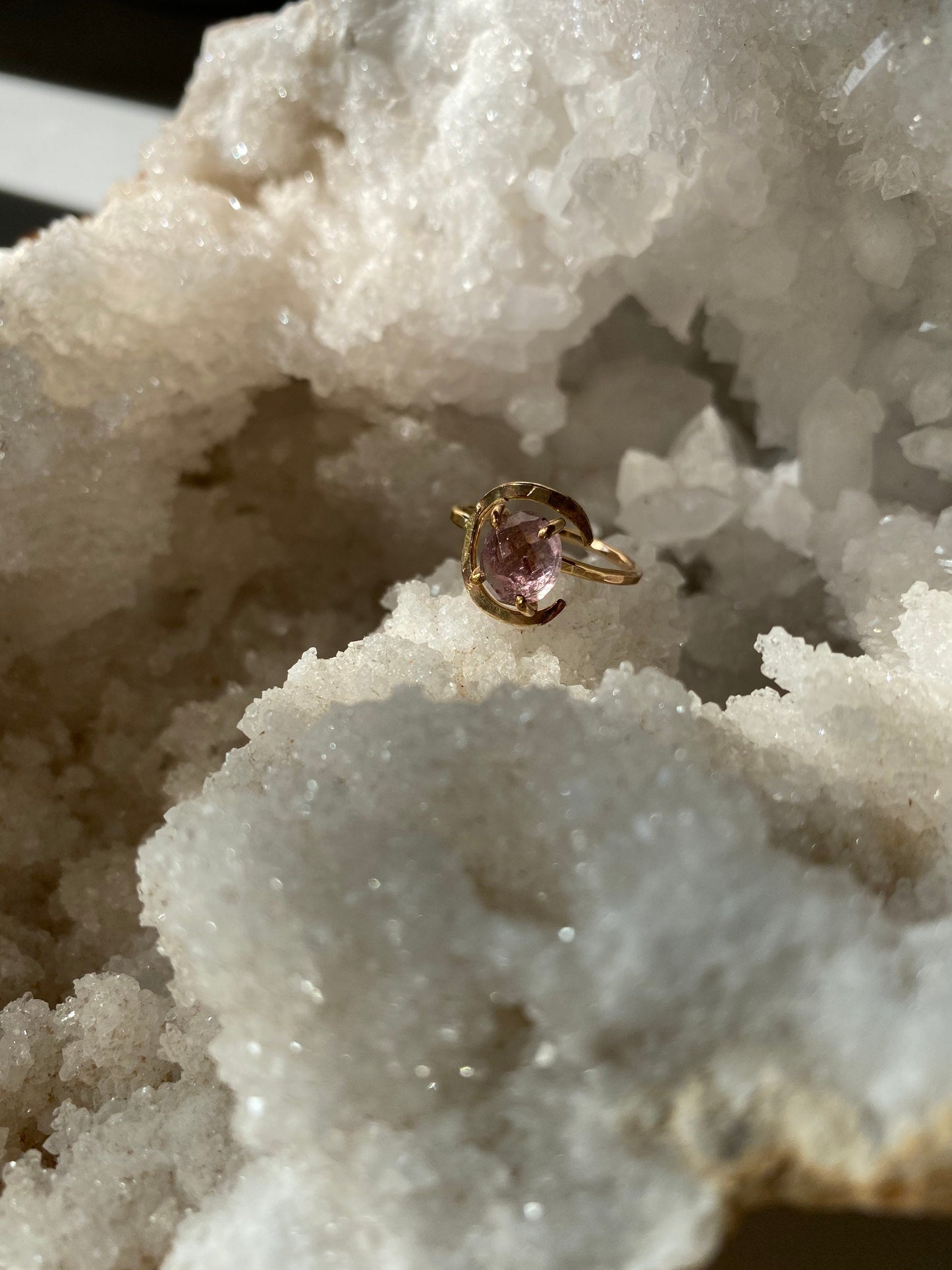 Rose Cut Tourmaline Ring