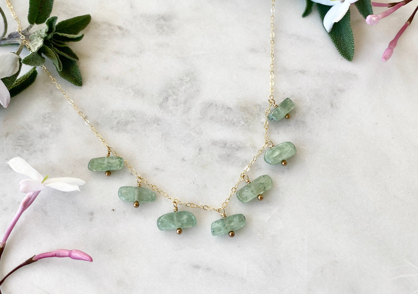 Green Kyanite Necklace