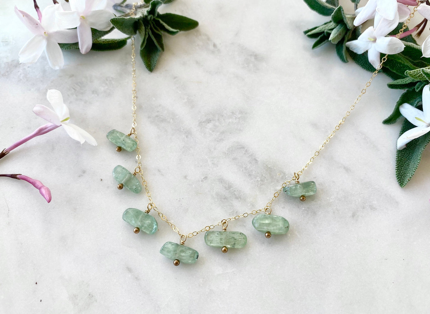 Green Kyanite Necklace