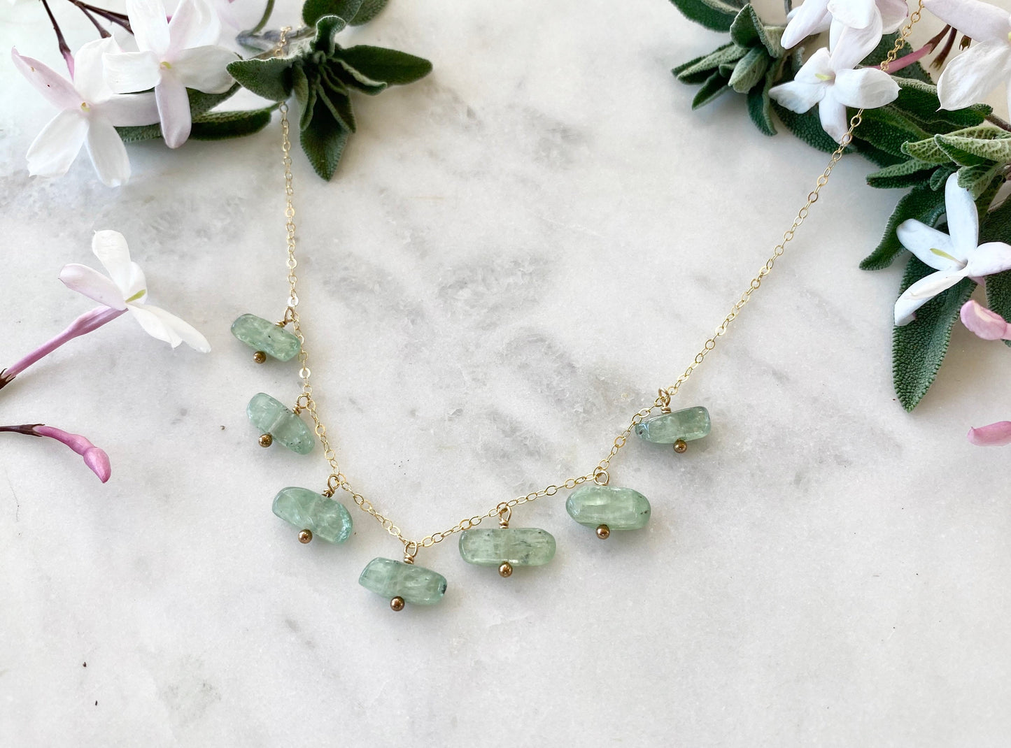 Green Kyanite Necklace