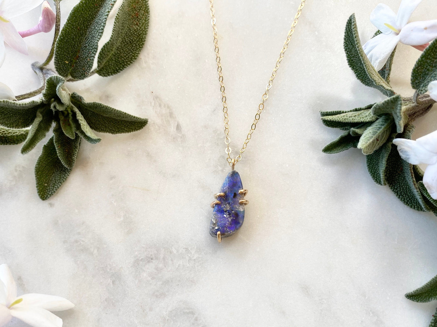 Mintabie Opal Necklace