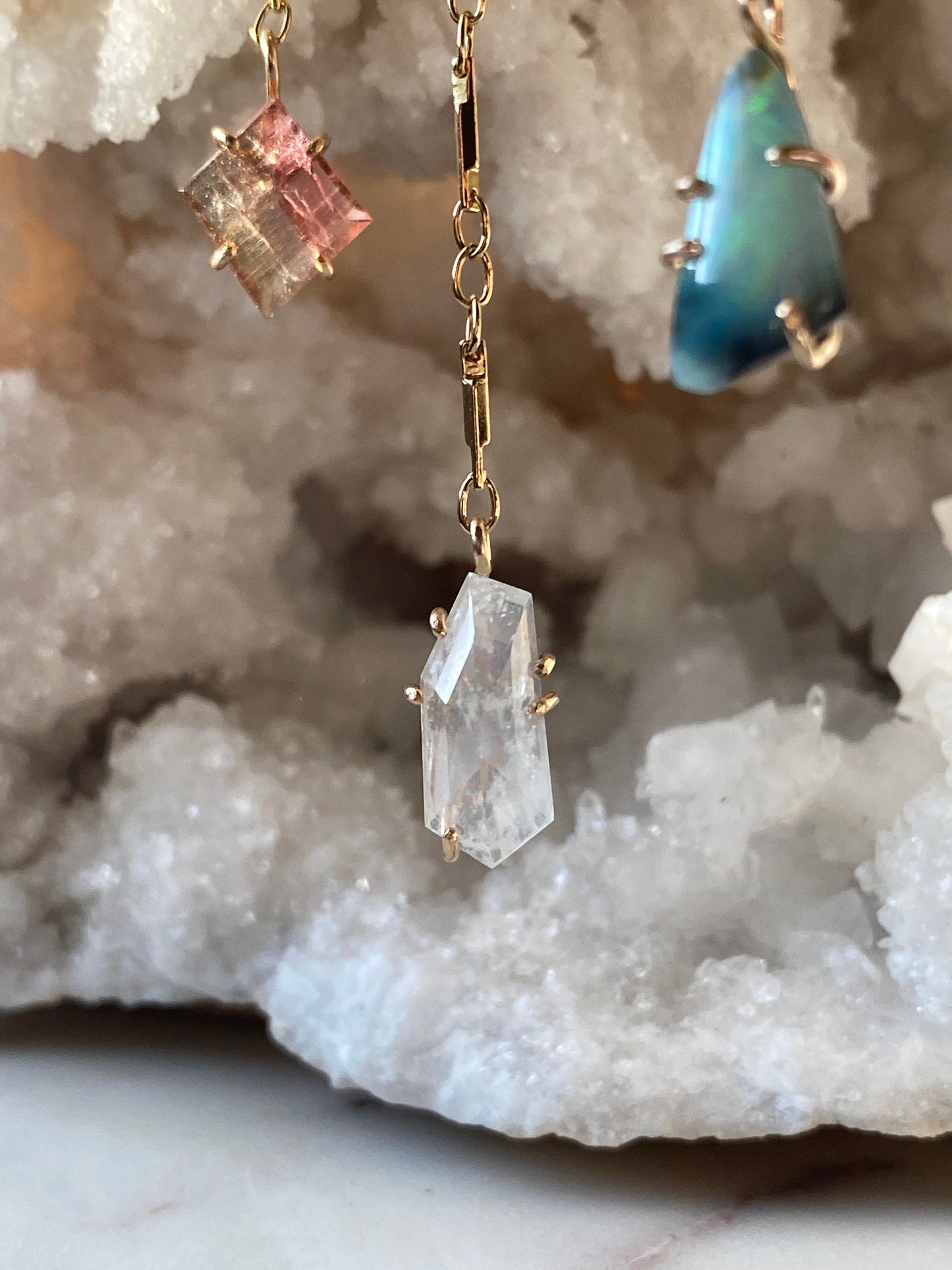 Moonstone Y Necklace