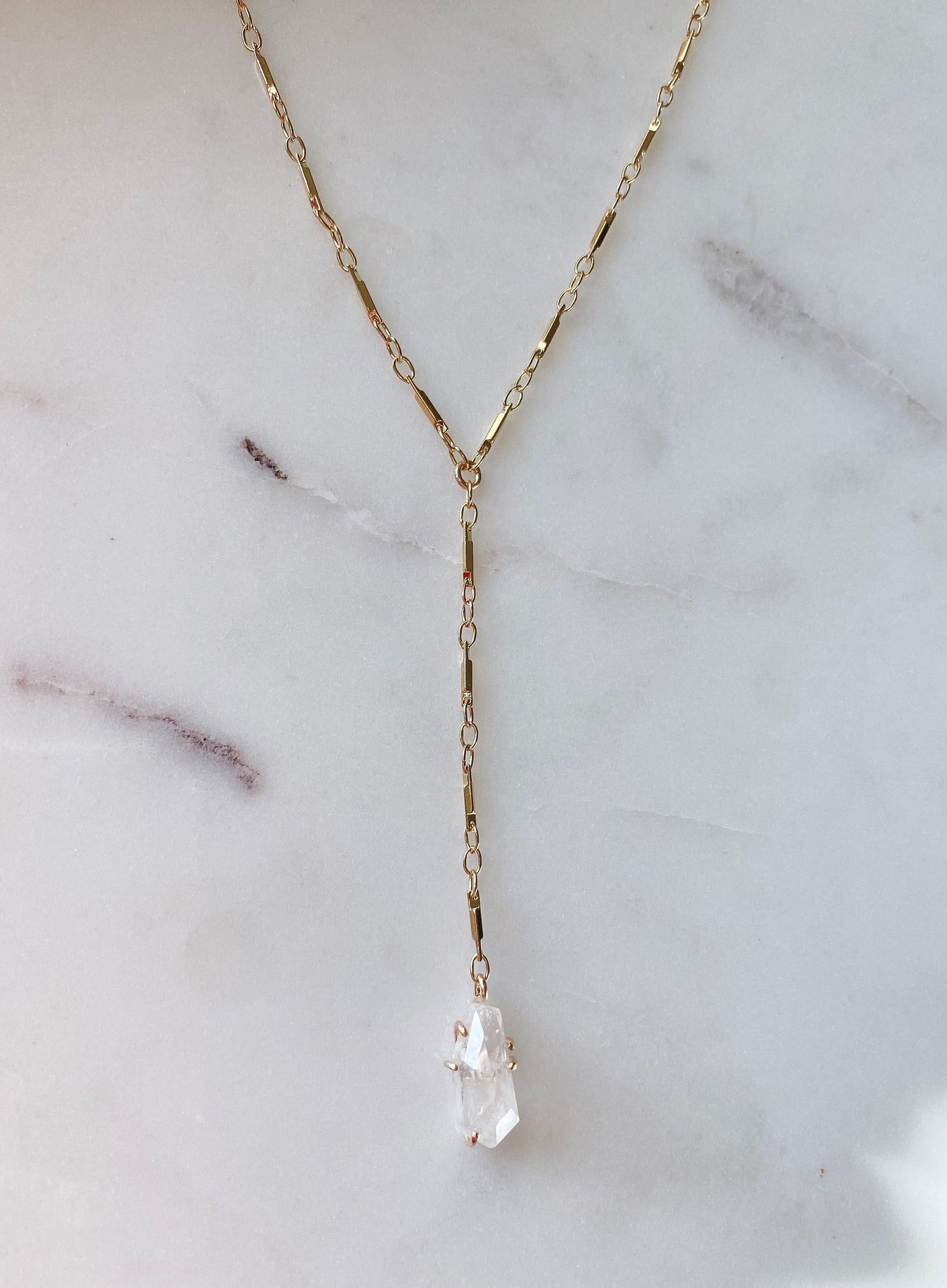 Moonstone Y Necklace