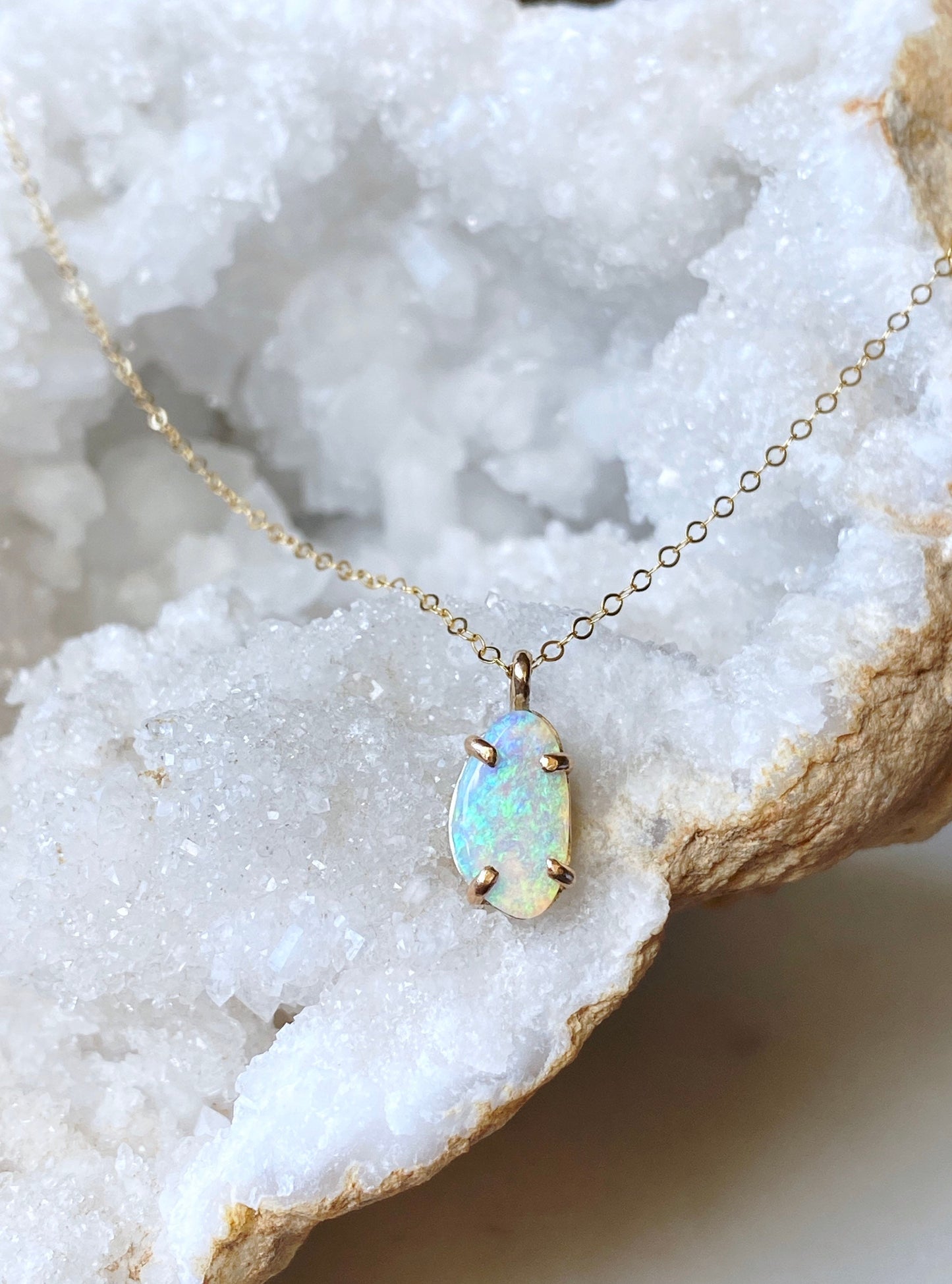 Australian Crystal Opal Necklace
