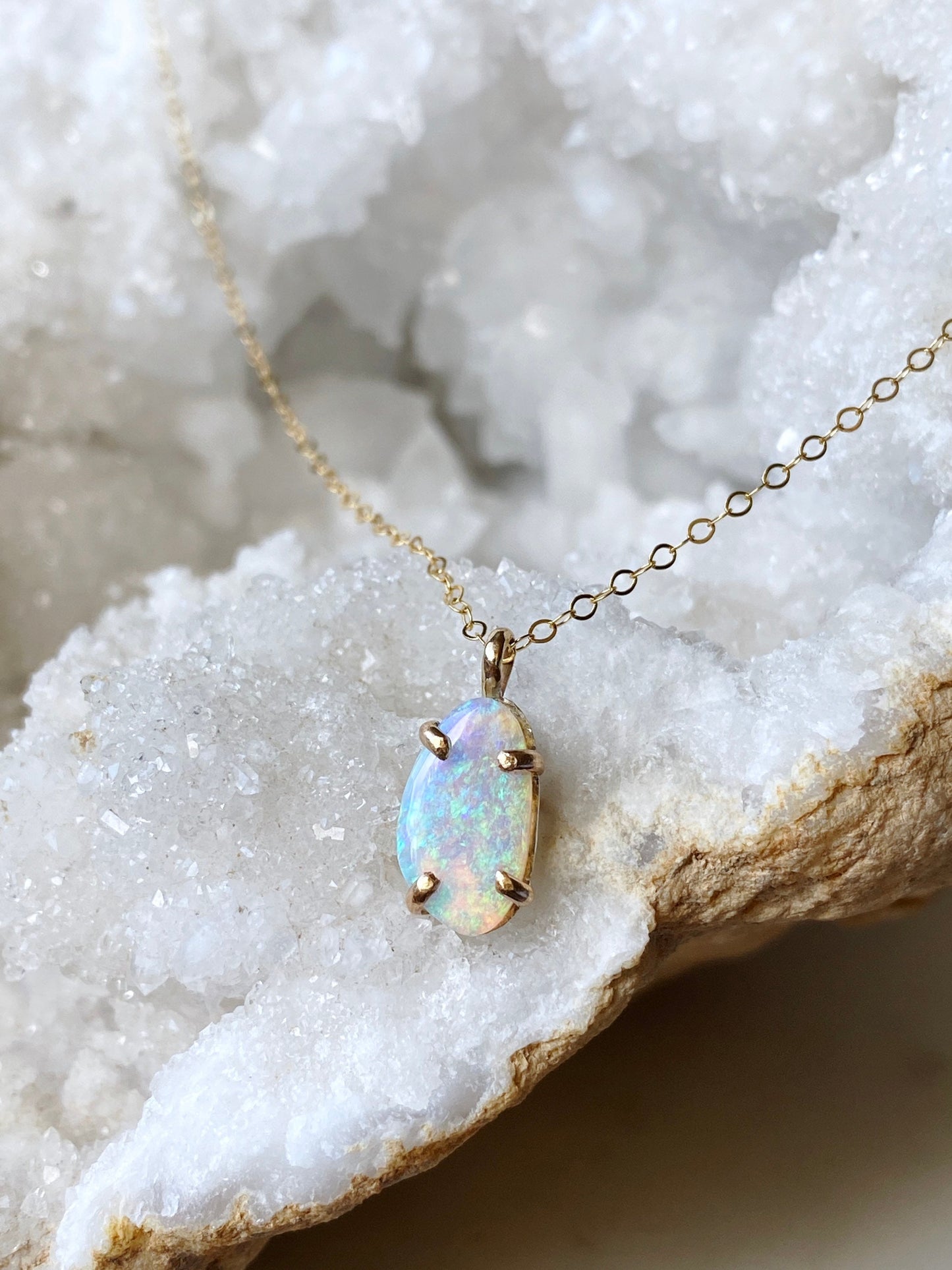 Australian Crystal Opal Necklace