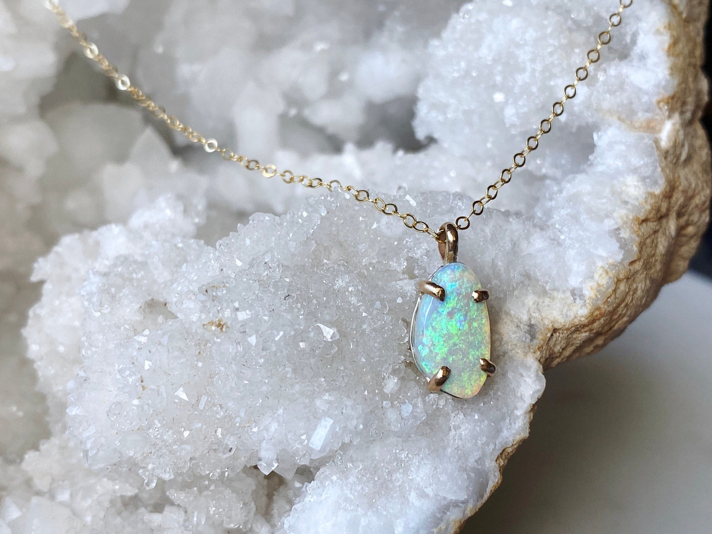 Australian Crystal Opal Necklace