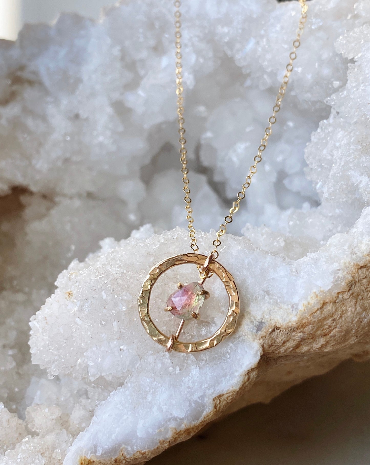 Bicolor Tourmaline Necklace