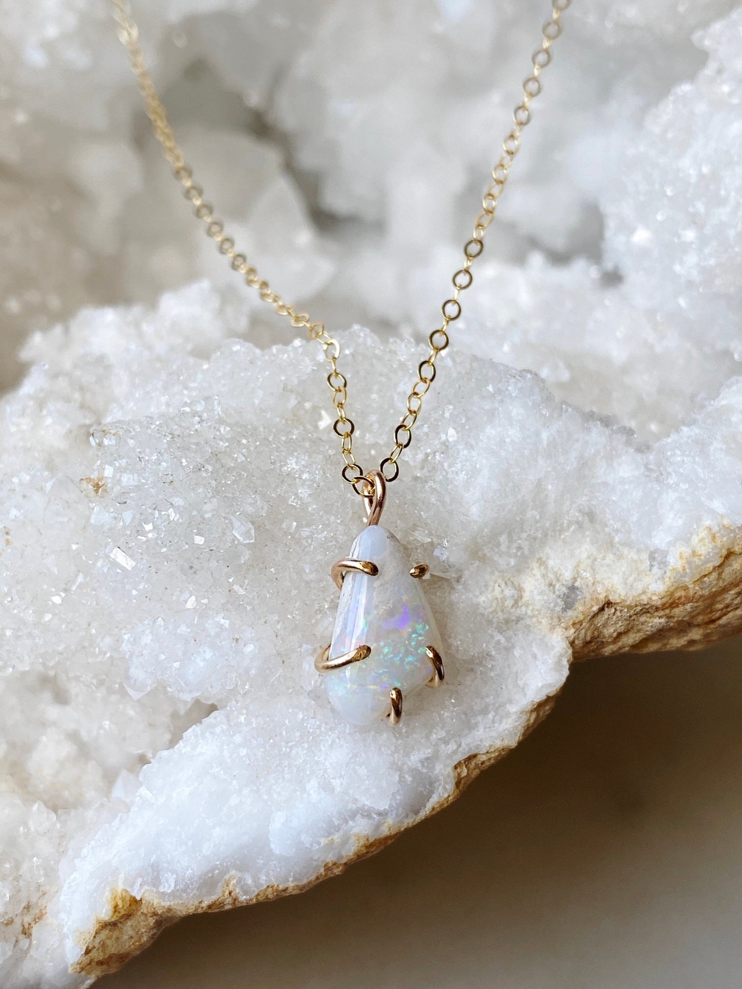 Australian Coober Pedy Opal Necklace