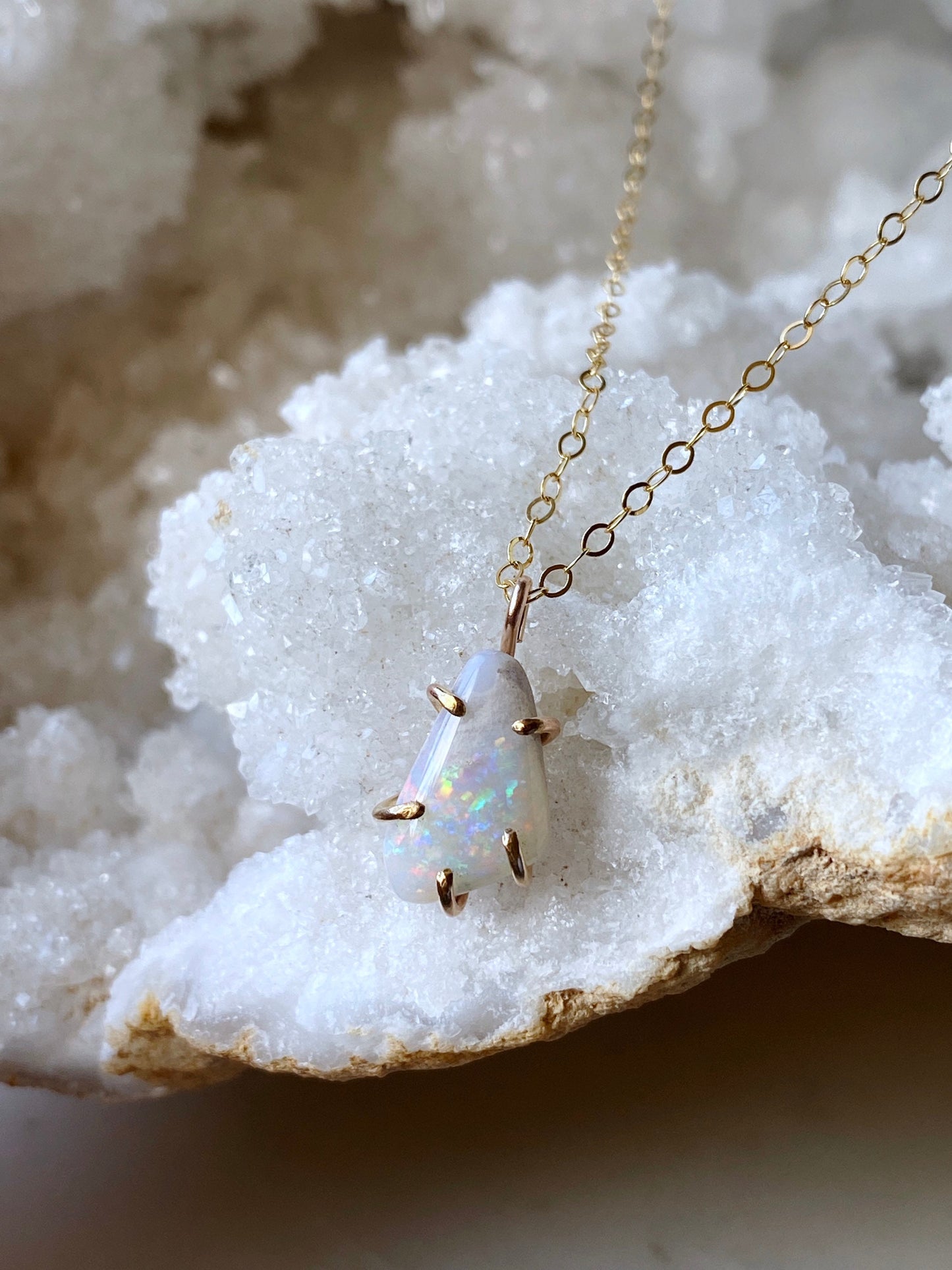 Australian Coober Pedy Opal Necklace