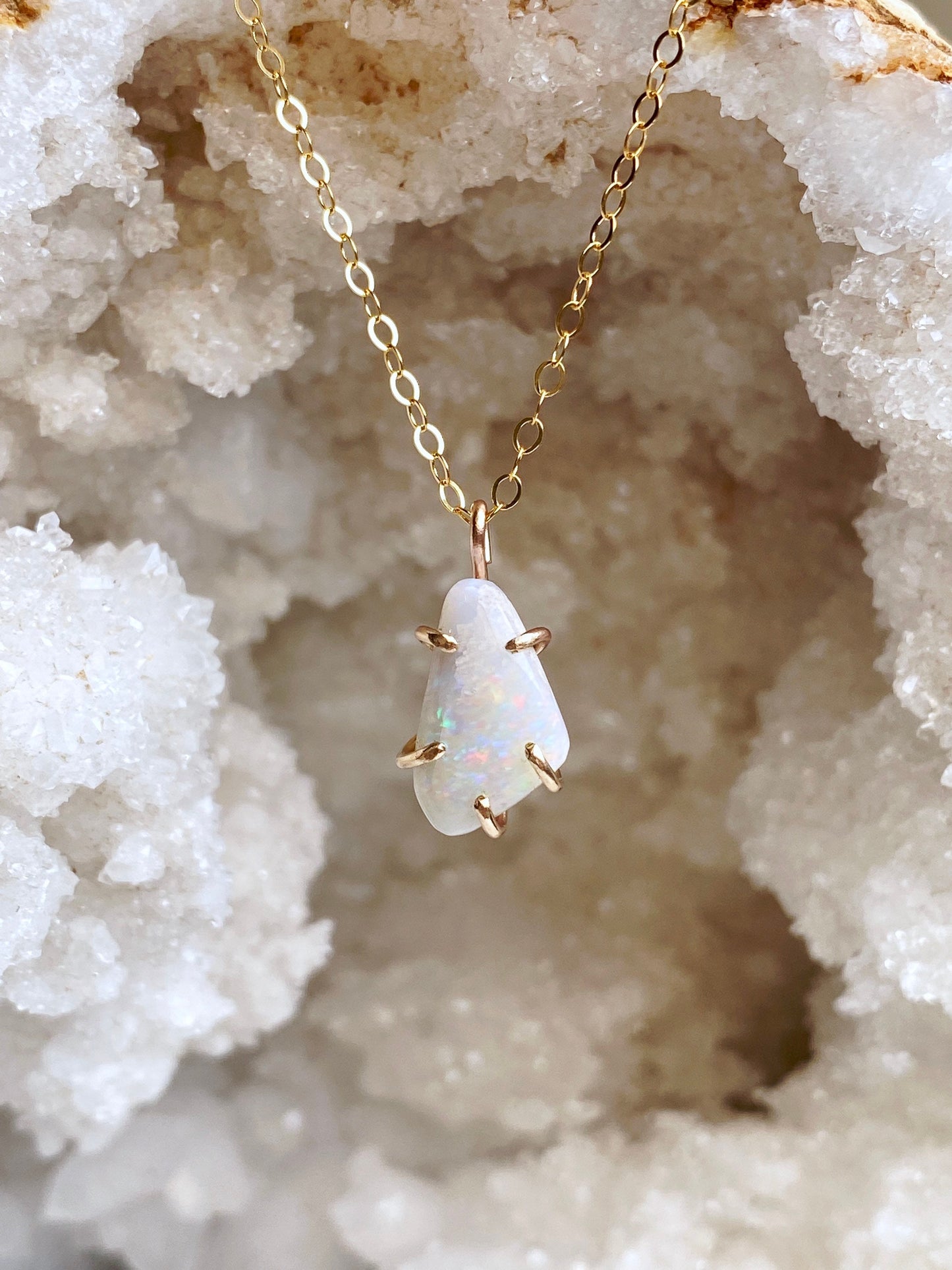 Australian Coober Pedy Opal Necklace