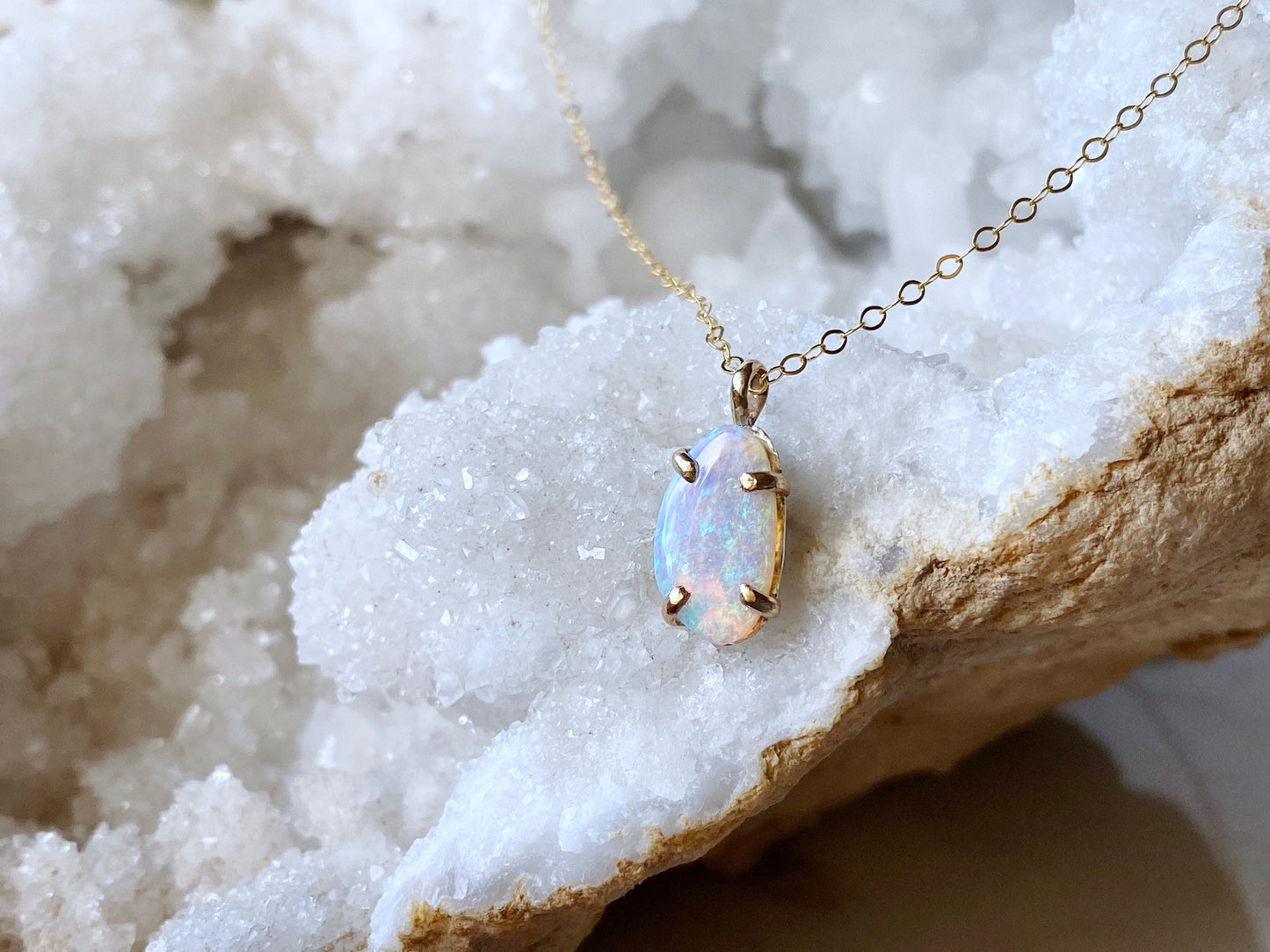 Australian Crystal Opal Necklace