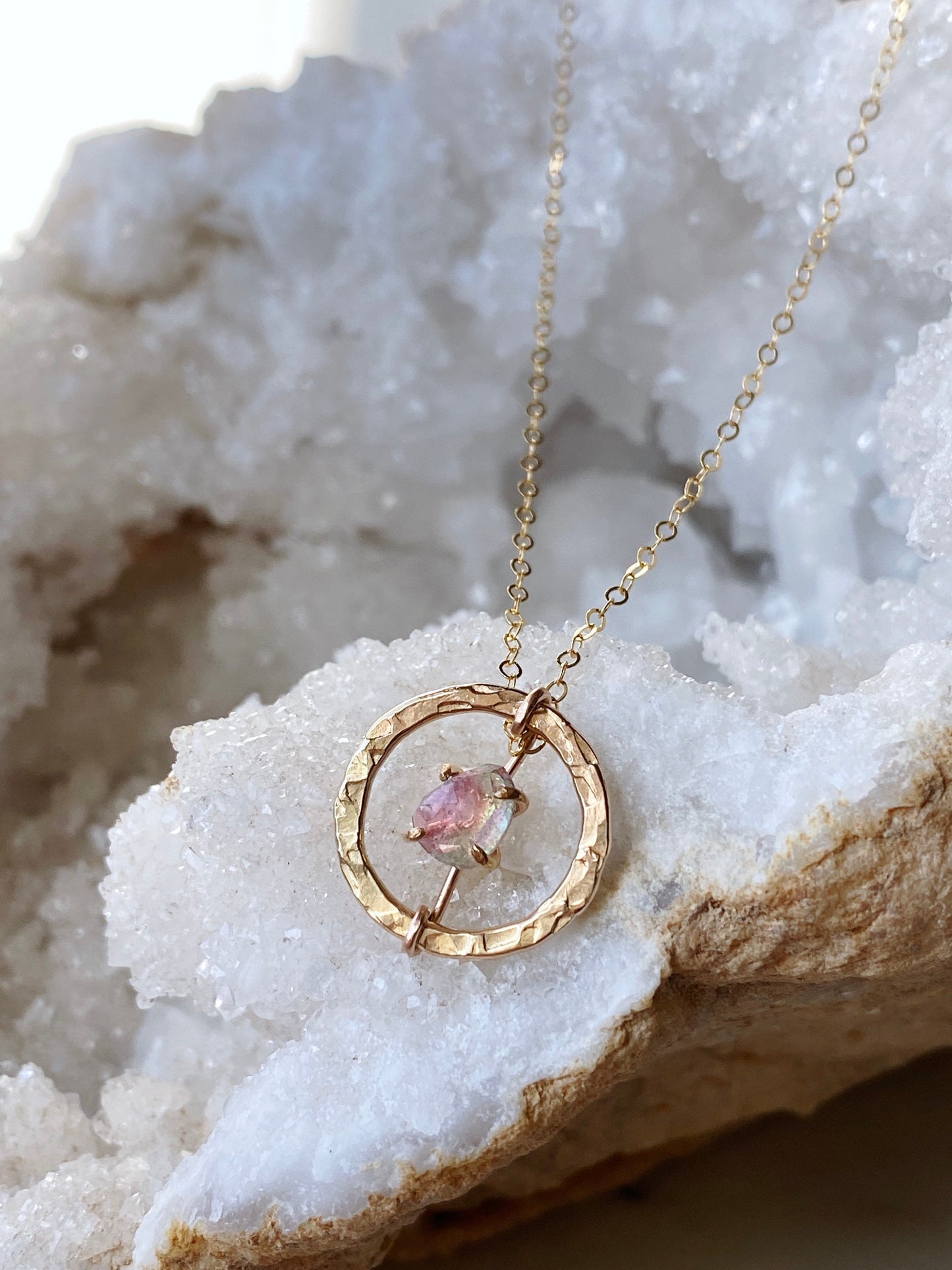Bicolor Tourmaline Necklace