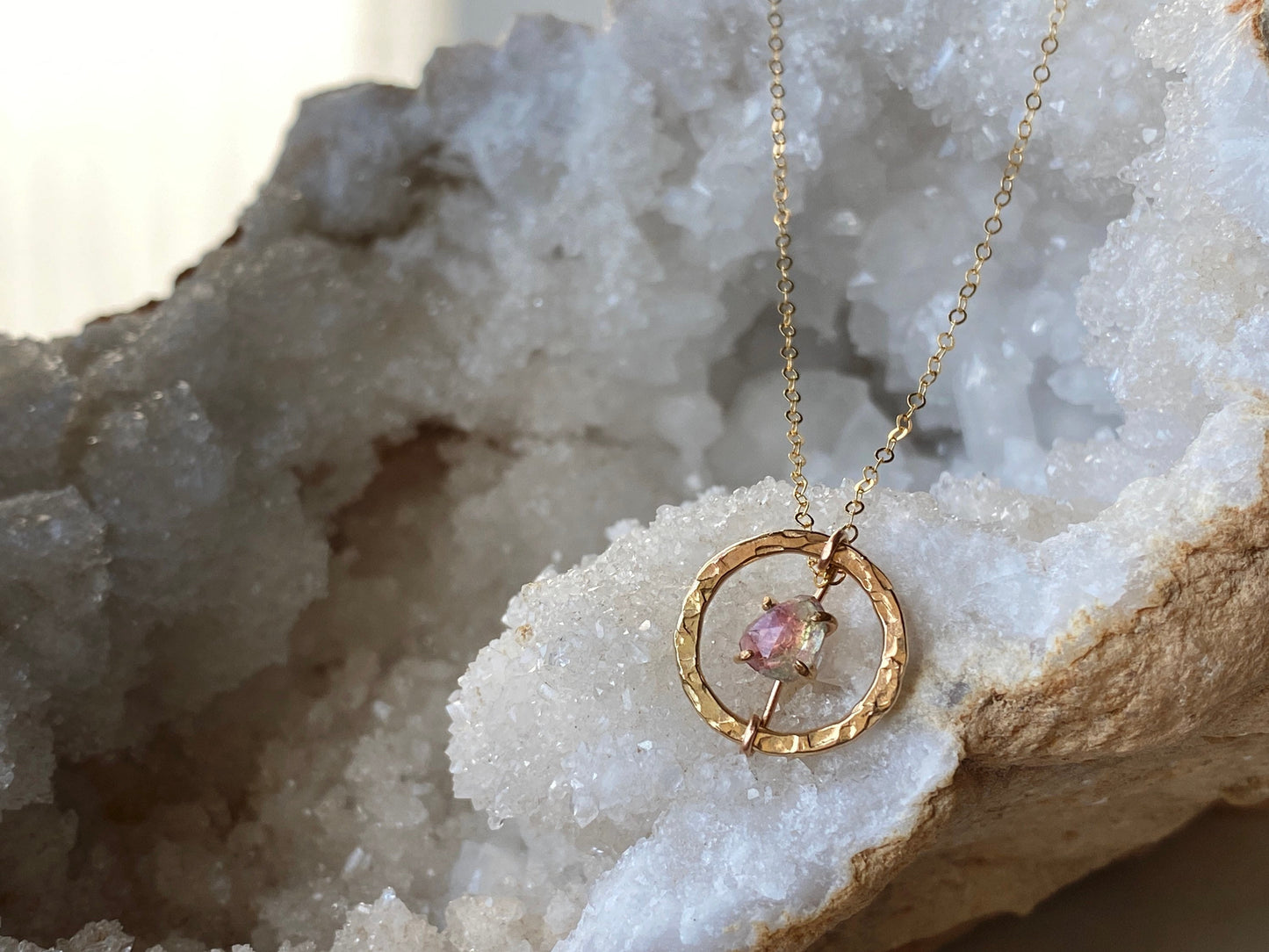 Bicolor Tourmaline Necklace