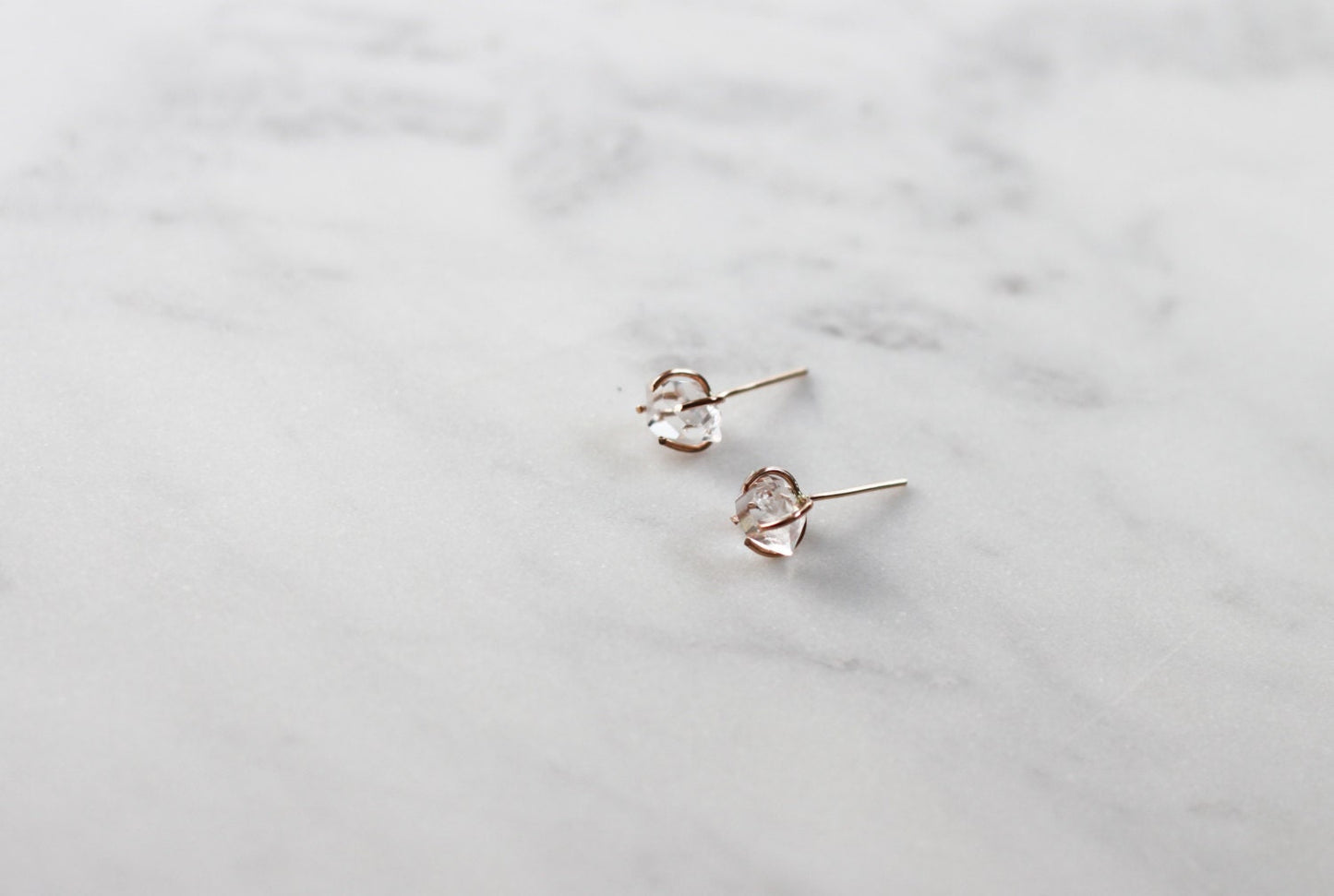 Herkimer Diamond Stud Earrings