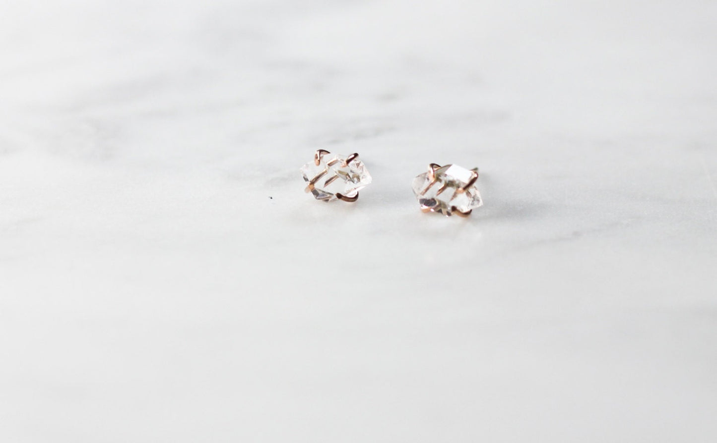 Herkimer Diamond Stud Earrings