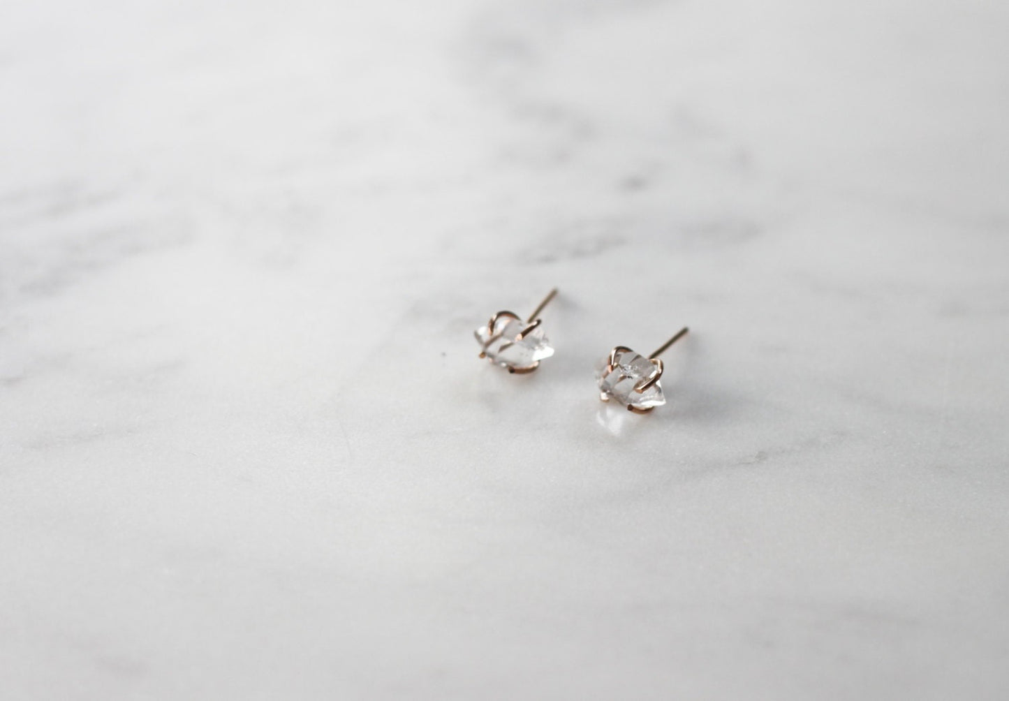 Herkimer Diamond Stud Earrings