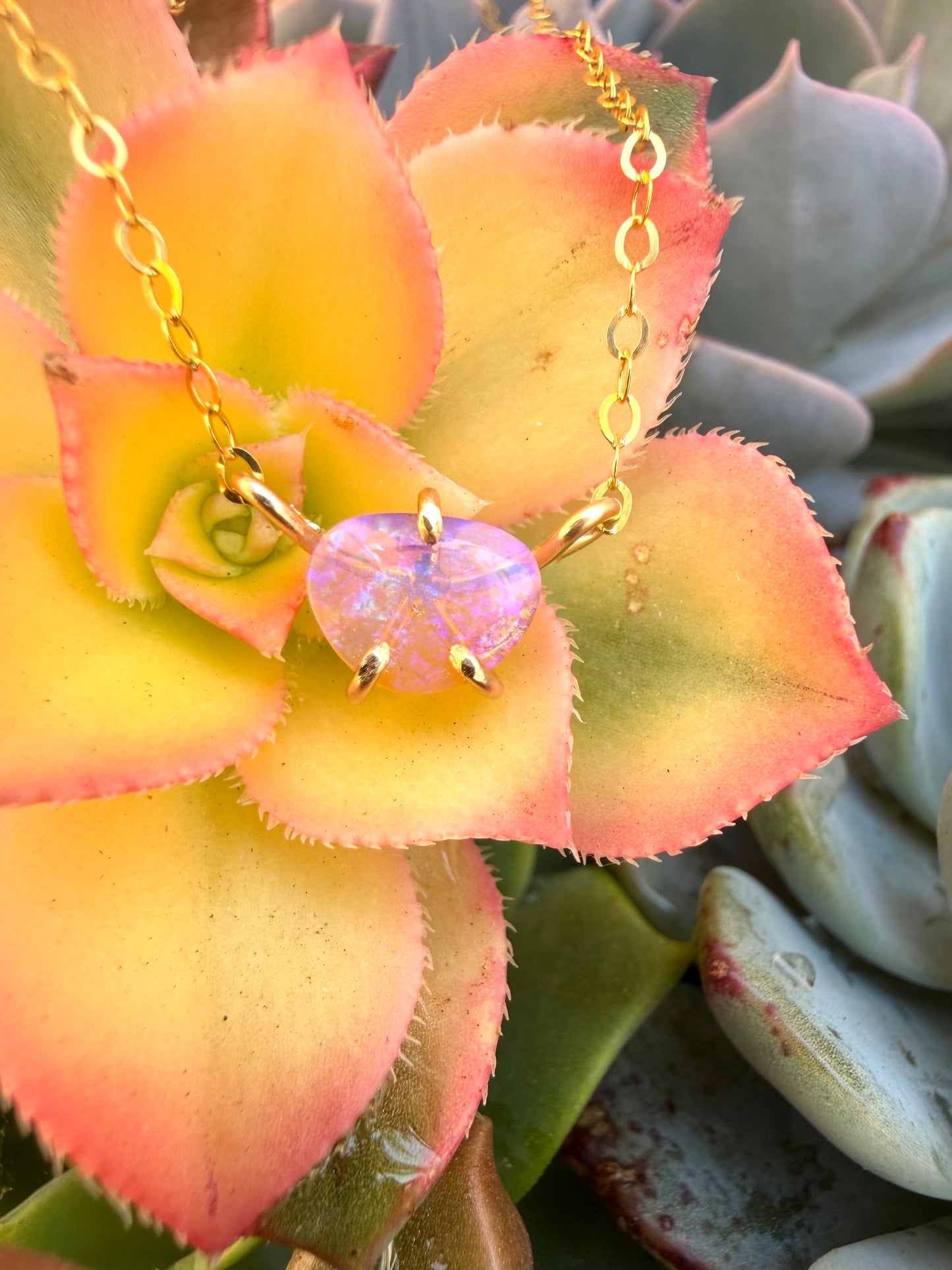 Australian Crystal Opal Necklace