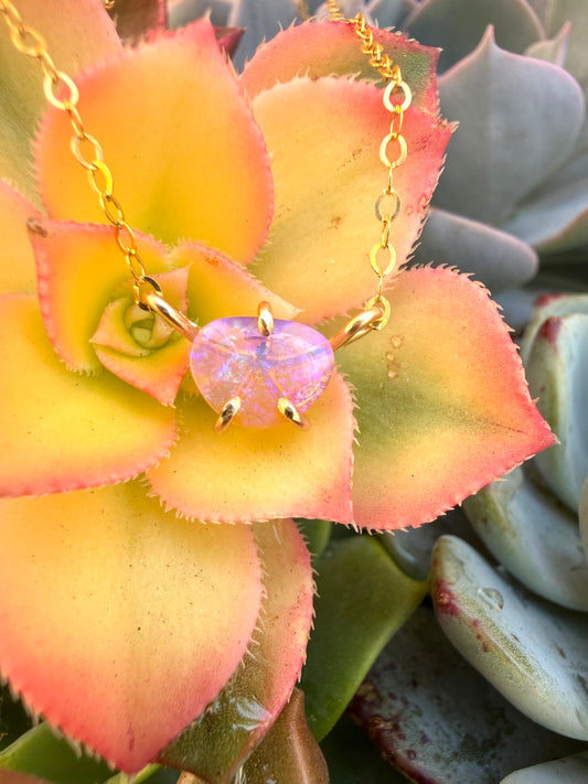 Australian Crystal Opal Necklace