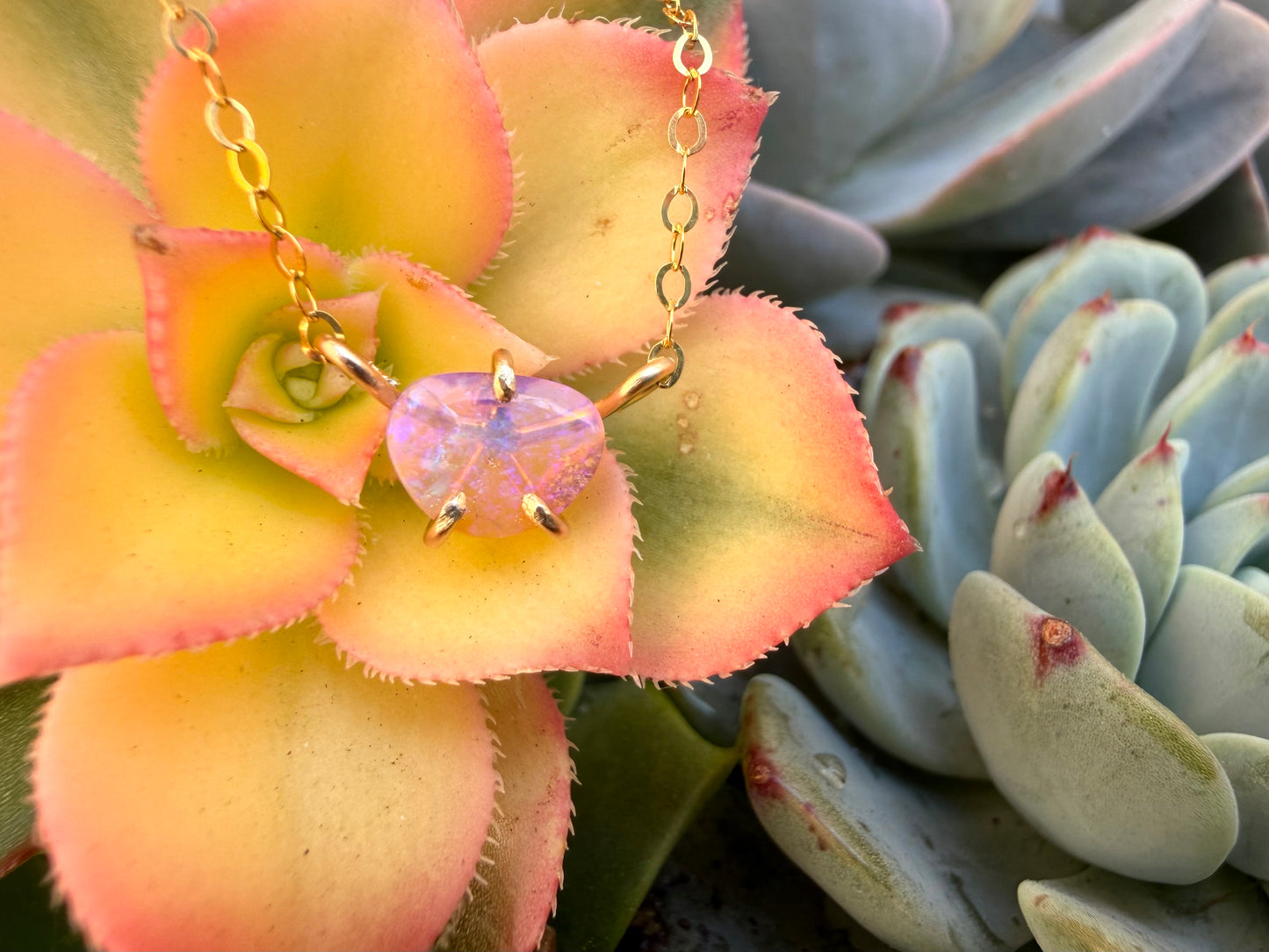 Australian Crystal Opal Necklace