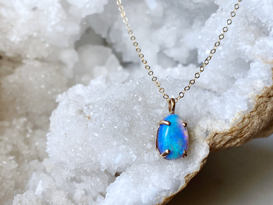 Australian Crystal Opal Necklace