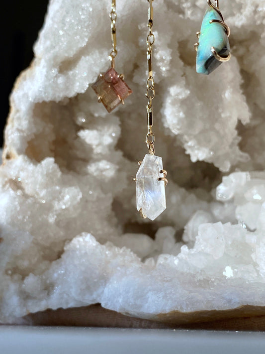 Moonstone Y Necklace