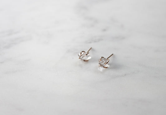 Herkimer Diamond  Stud Earrings